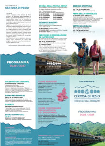 Iniziative Certosa di Pesio 2026/2027